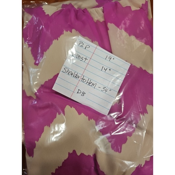 Lily-Rose Womens medium dress Pink/ White - Picture 7 of 7